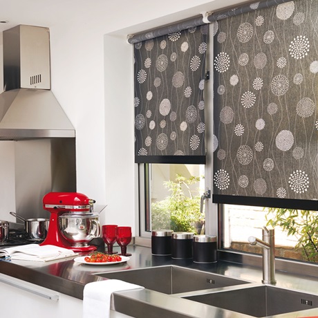 Kitchen roller blinds