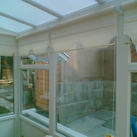 Conservatory roller blinds