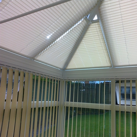 Conservatory roof blinds