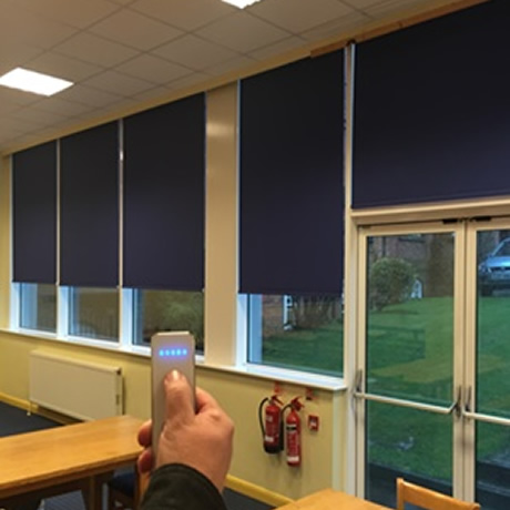 Electric roller blinds