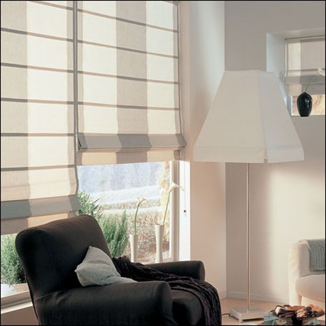 Made to measure roman blinds