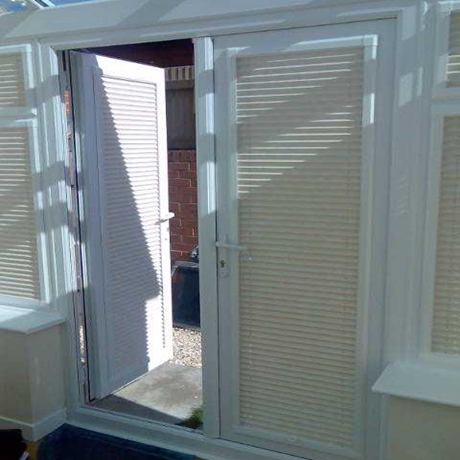 Perfect fit patio door blinds