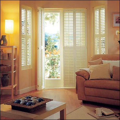 Shutters for patio doors