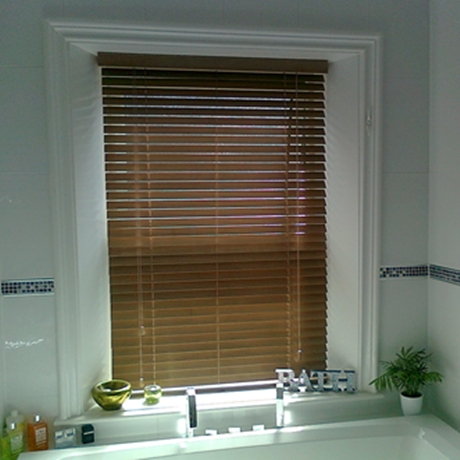 Wooden venetian blinds